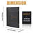 Vertical 35-Card Baseball & Trading Card Display Case, UV Protection, Lockable Acrylic (1-Pack)