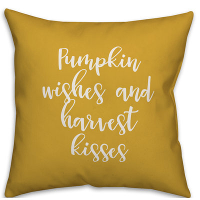  Coussin Pumpkin Wishes and Harvest Kisses
