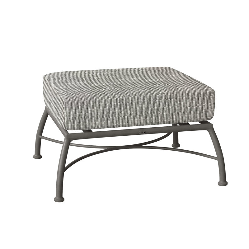 Repose-pieds en aluminium Majorque, Argent Rollo, Pas de soudure