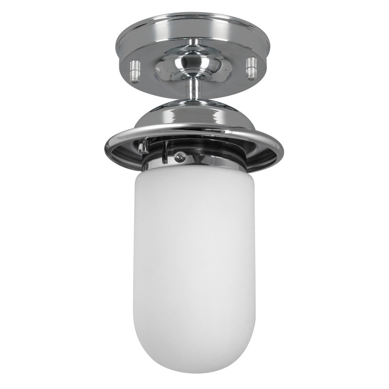 Plafonnier 1 lumière Gillingham en chrome poli