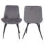 Aspen Rectangular Dining Table with 4 Diamond Stitch Upholstered Fabric Chairs - Modern Dining Set-298263673-298263654