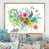 Cadre flottant doré