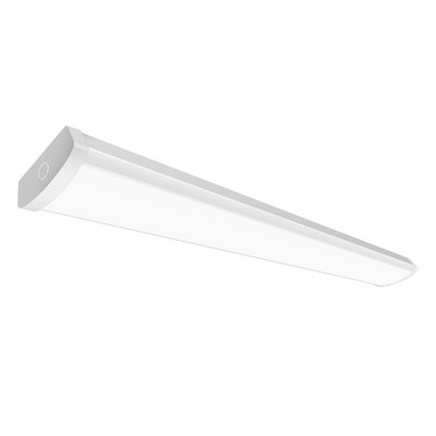4FT Dimmable Rectangle Wrap Around, 5 CCT Wraparound Utility Light for  Laundry Room,Workshop,Hallway, UL & DLC Listed
