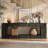 63” Low Console Sofa Table, Wooden Entryway Table