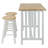 Sigrid 2 - Person Pine Solid Wood Solid Wood Top Four Leg Dining Set