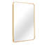 Miroir mural encadré en métal doré 24 x 36 po pour le charme de la salle de bain, verre de haute qualité, alliage de rouille, système de suspension renforcé, fiabilité et cadre, crochets pour une utilisation à long terme-1177518261