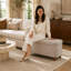 Banc de repose-pieds avec rangement 30 "Boucle-62802677