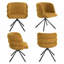 Ensemble de 2 chaises pivotantes 270 °-2075159385
