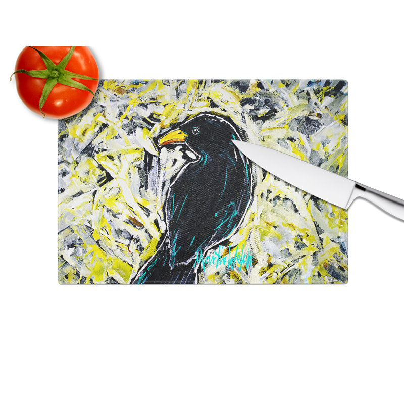 Planche à découper en verre Crow Adam