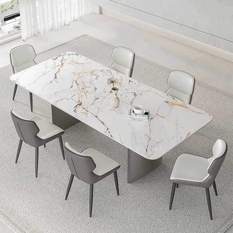 Table de salle à manger rectangulaire l 31,5 po Kalyx, H 29,5 po x L 63 po x l 31,5 po