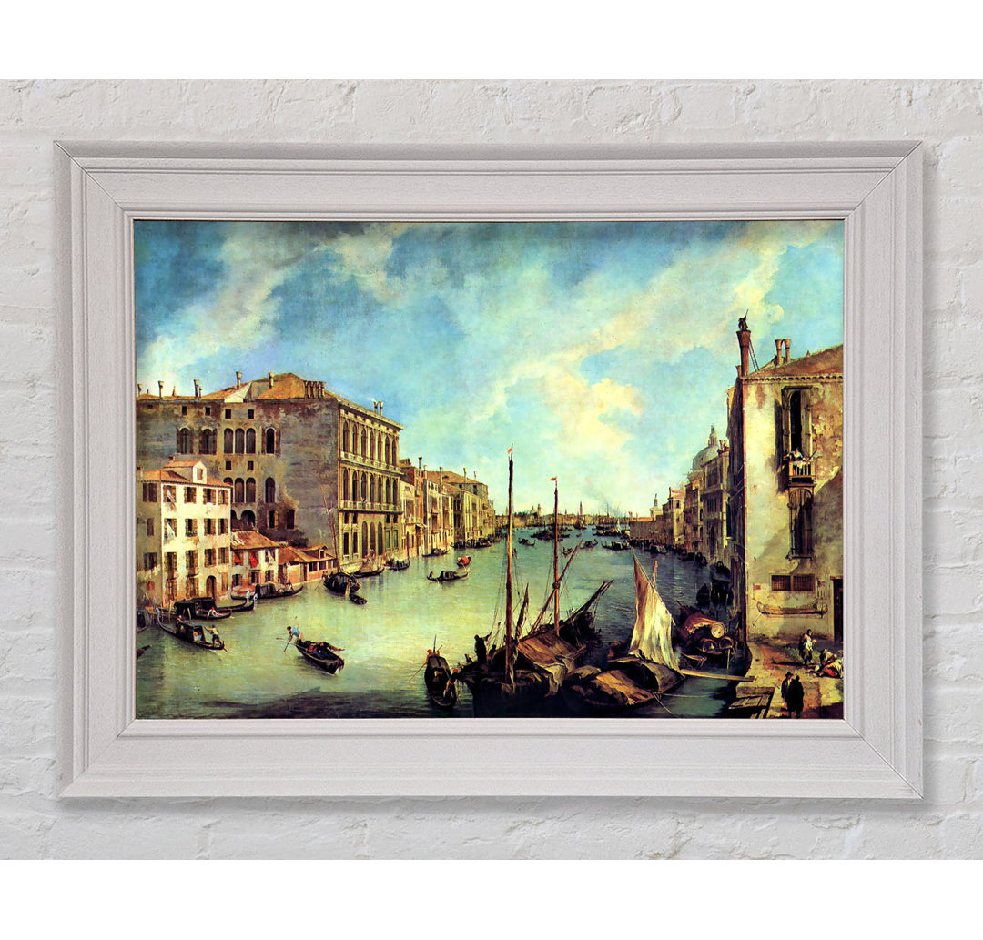 Kanal bei San Vio von Canaletto Grand - Einzelner Bilderrahmen Kunstdrucke