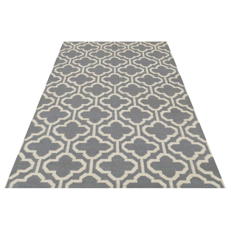 Penelope Geometric Wool Hand Woven Area Rug
