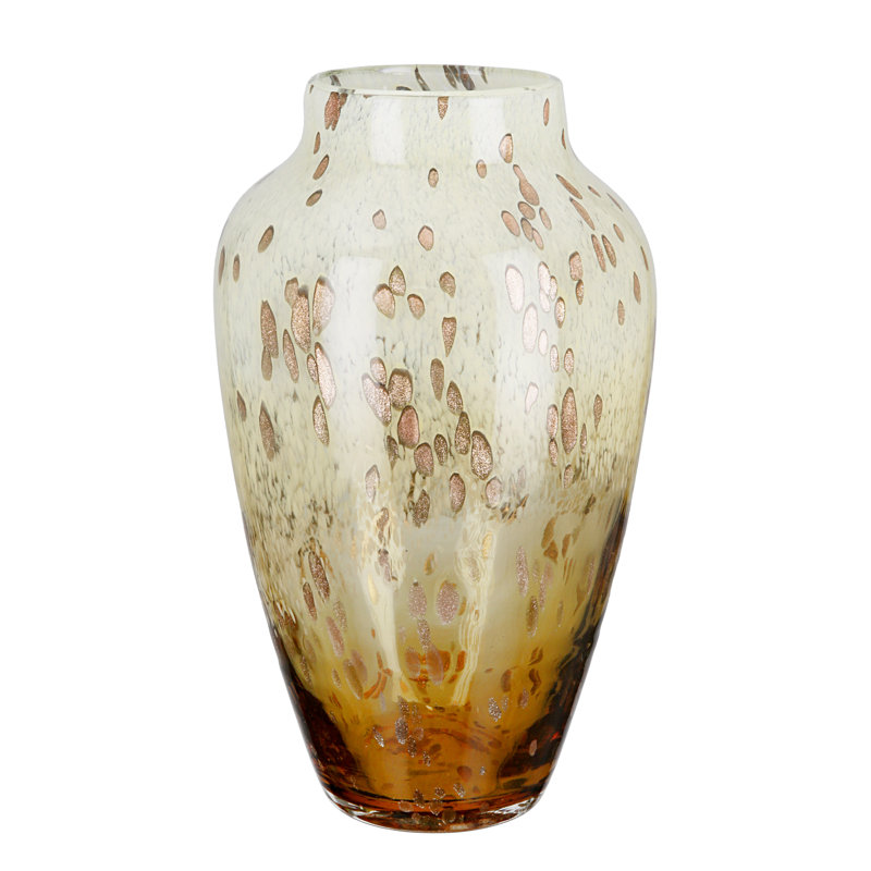 Blen Handmade Glass Table Vase, 34cm H x 20cm W x 20cm D
