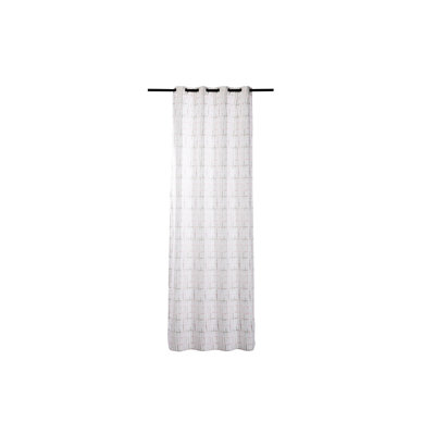 Detzani Eyelet Semi Sheer Curtain