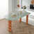 Orange/Pale Turquoise
