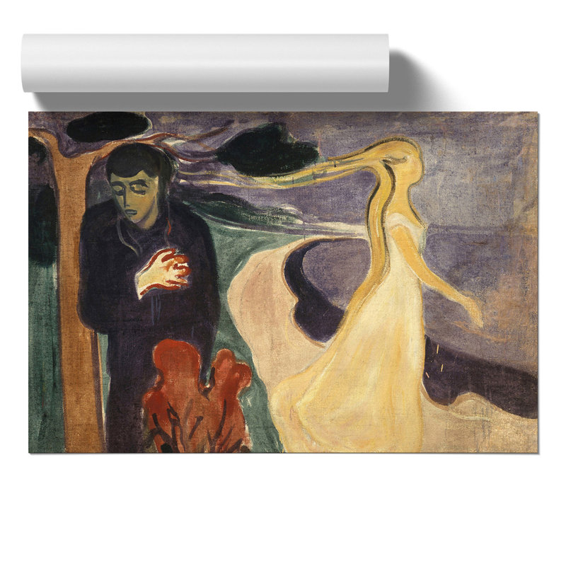 Separation by Edvard Munch - No Frame Painting, 21cm H x 30cm W x 0.1cm D