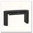 58.2" Entryway Table with Large Top and Dual Drawers,Console Table with Arched Sturdy Legs Stripe Design-1610911060
