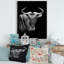 Portrait monochrome de gnous - photographie sur toile-60162705-60162706