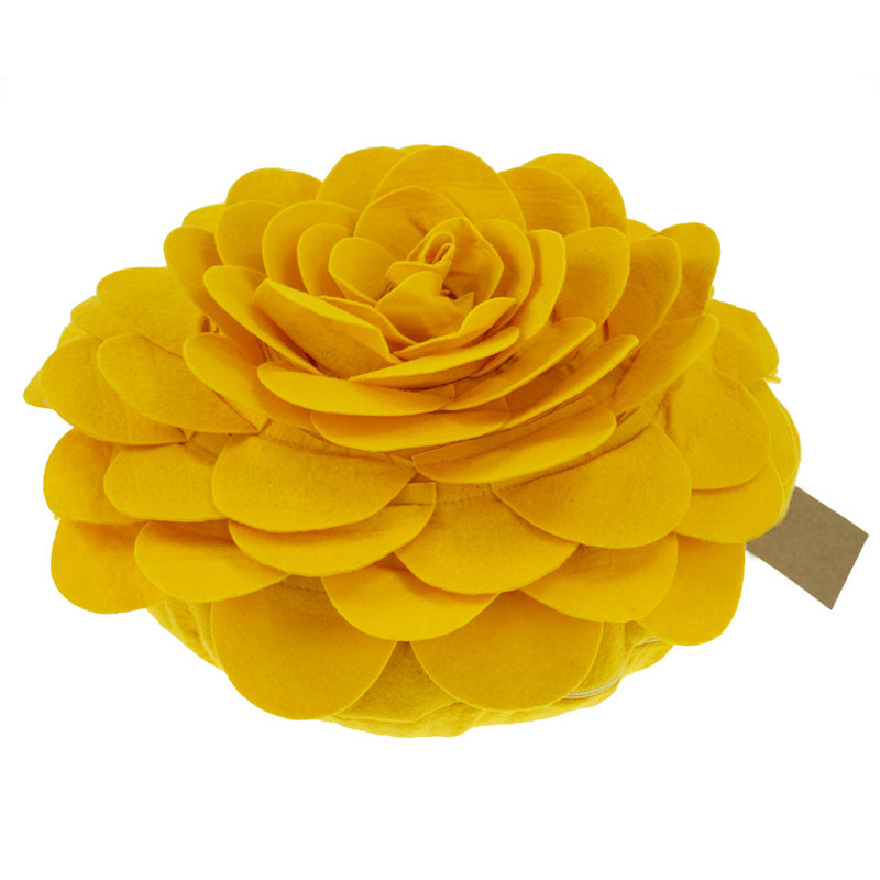  Housse de coussin en polyester, 13 po x 13 po, Housse de coussin seulement - sans coussin, Or