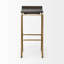 Tabouret de bar et de bar en bois de manguier massif Barlow-2102677845