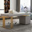 Bureau double caisson en pierre frittée avec tiroirs-910476816-910476818