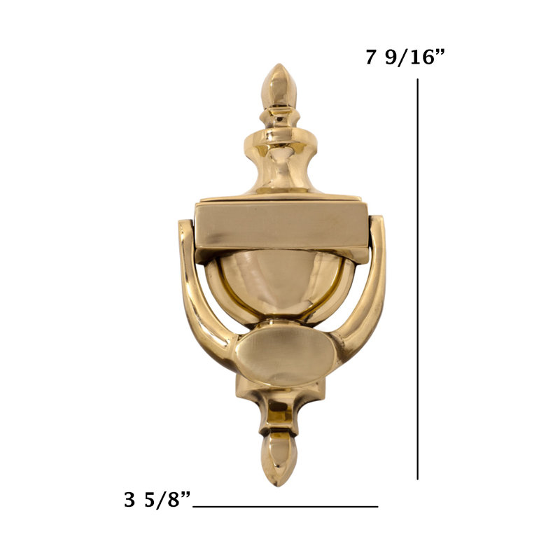 Brass Door Knocker, Polished Brass