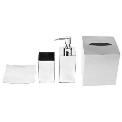 Ensemble d'accessoires de salle de bain 4 pièces Gwenaelle