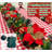 6FT Pre-Lit Christmas Garland with 50 LED Lights – Battery Operated, Timer Function, 8 Modes
