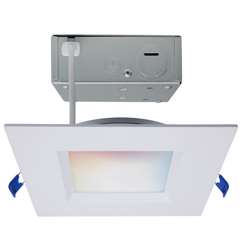 6'' 12 Watt Dimmable Air-Tight IC Rated LED Canless Recessed Lighting Kit