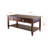 Arden Rectangular Brown Coffee Table With Four Legs, 17.88'' H X 39.77'' W X 20.1'' D 