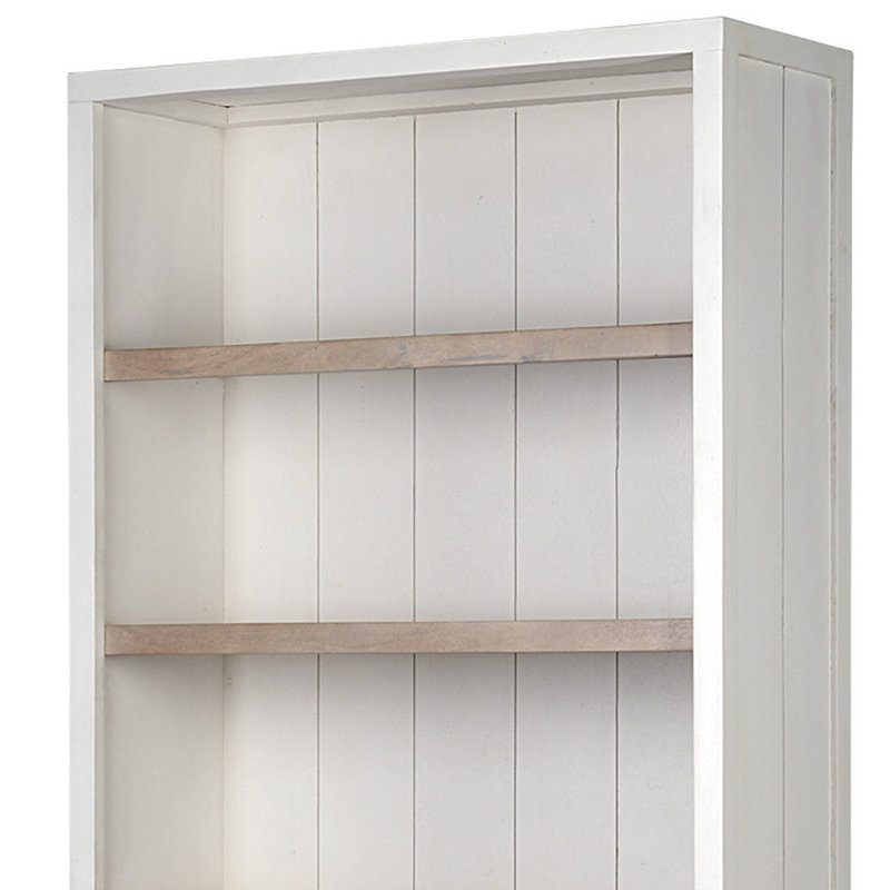 Bibliothèque standard en bois massif H 91 "x l 52,5" Erial