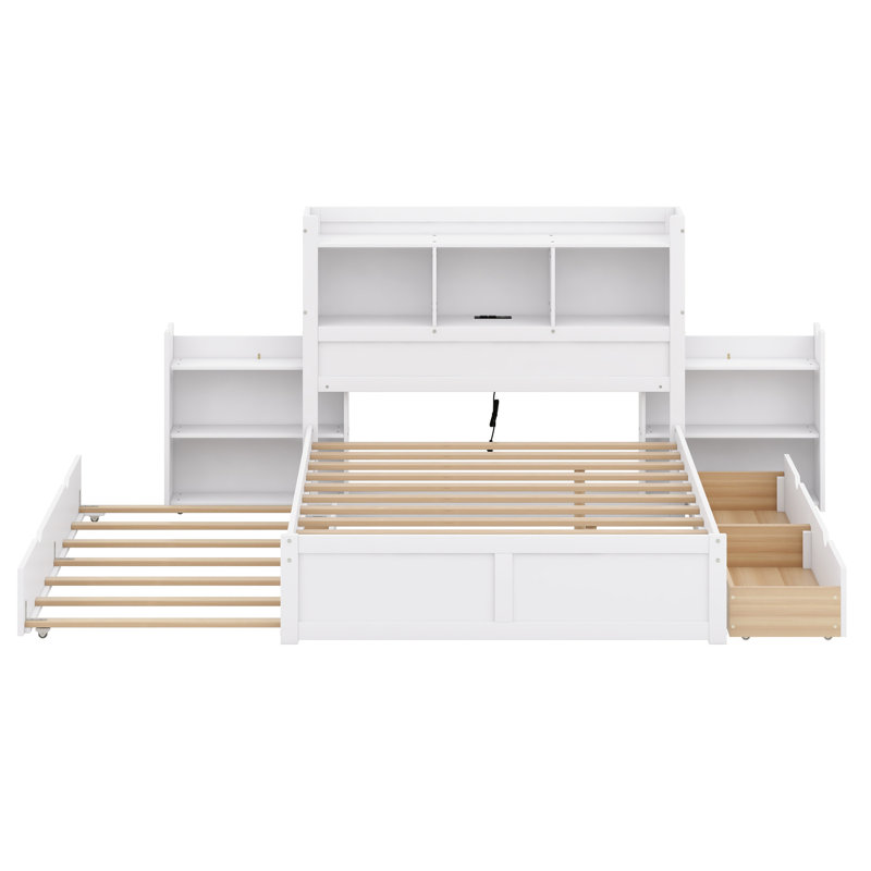 Lit bibliothèque Catelin, Blanc