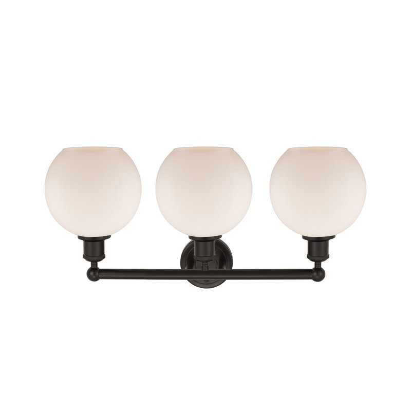 Ellington 3 - Light Dimmable Vanity Light, Matte White, Oil Rubbed Bronze