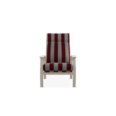 Chaise de patio inclinable avec coussins Askar