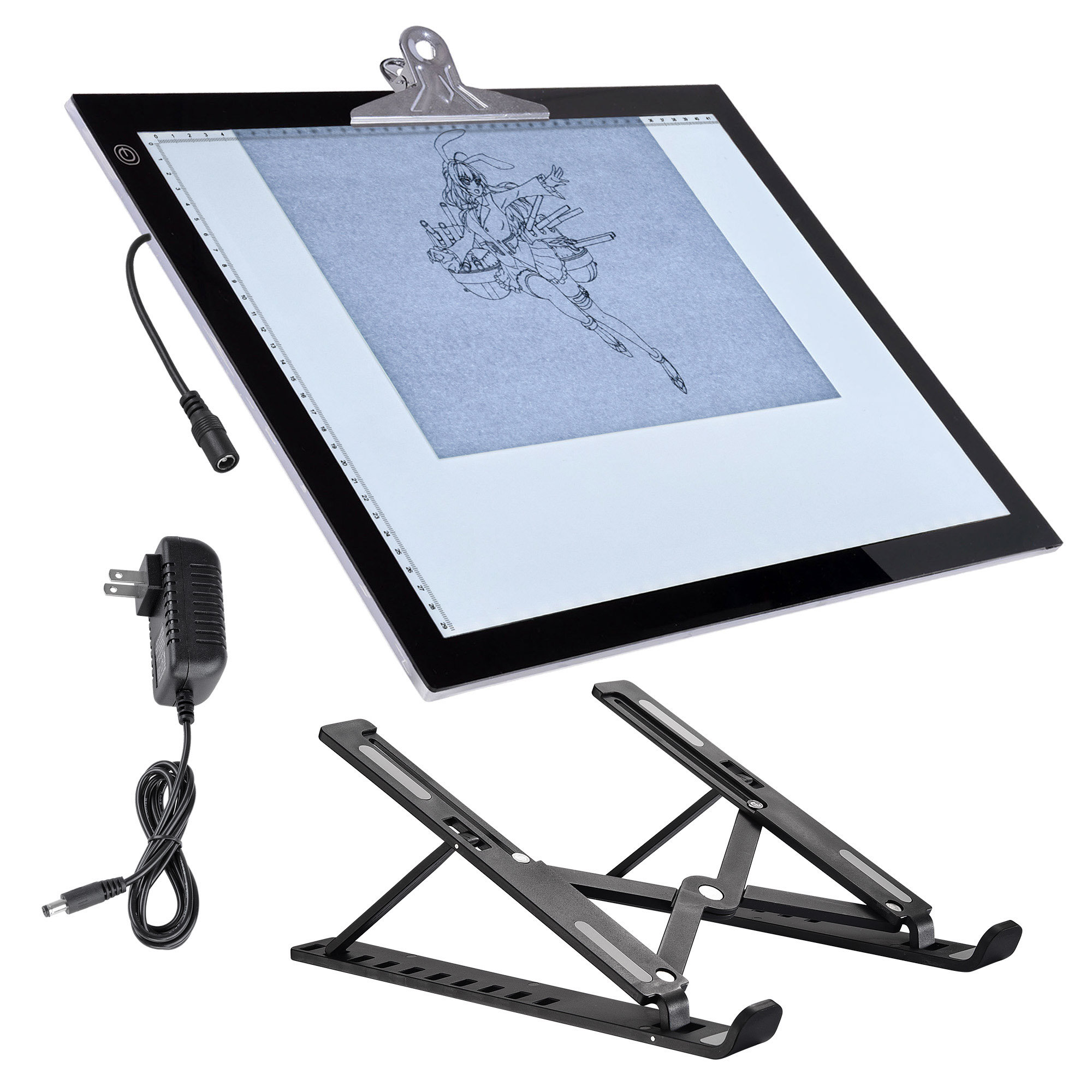 Light Box For Drawing And Tracing Portable Ultra-Thin Tracing Light Pad By  USB Powered A4 Bright Trace Table For Artists - Comes With Dimmable  Brightness - Tracing Paper - Holder Clip 