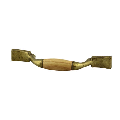 3" Oak Center Pull Antique English