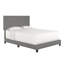 Lit plateforme en lin Boyd Sleep Milan | Tête de lit réglable | Structure en bois | Capacité de 700 lb | Style campagnard moderne-1852303860-1852303858