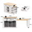 60 cm W Kitchen Island with-1471997431