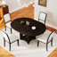 Ensemble de table de salle à manger extensible Farmhouse pour 4, 4 chaises et 1 table pour la salle à manger