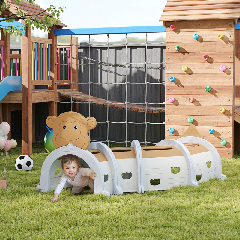 Abaigael Isabelle & Max 88cm W x 88cm D Indoor / Outdoor Plastic, Brown