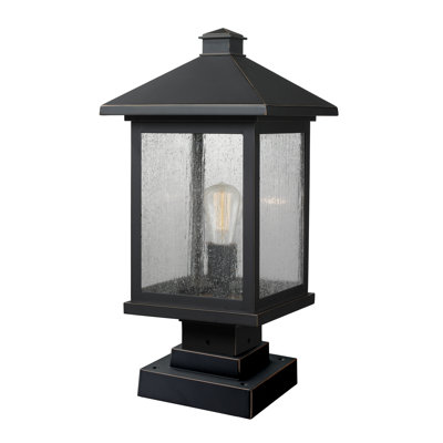 Luminaire suspendu en forme de pilier câblé 1 lumière L Lovette