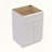 White Shaker Base Cabinet with Soft-Close Drawer & Double Doors
