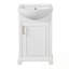 Meuble-lavabo de salle de bain avec lavabo en céramique et poignée en métal-523767739