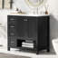 Meuble-lavabo 36 po avec comptoir d'évier, meuble-lavabo avec deux portes et deux tiroirs, bois massif, tablette ouverte, planches en MDF, un paquet-1160614747-1160614749