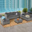 Ensemble de conversation modulaire en rotin 7 pièces avec coussins 7 pièces-719117865-737199478