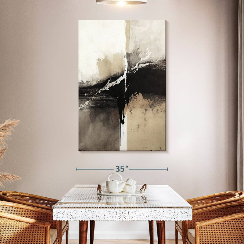 Avery Hazy Abstract I, 51" H x 34" W