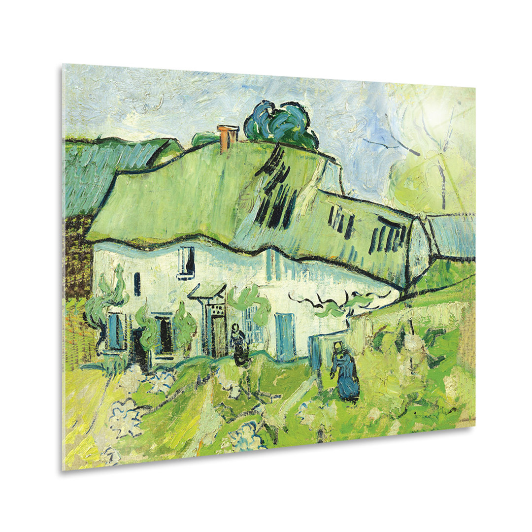 Glasbild Farm von Vincent Van Gogh