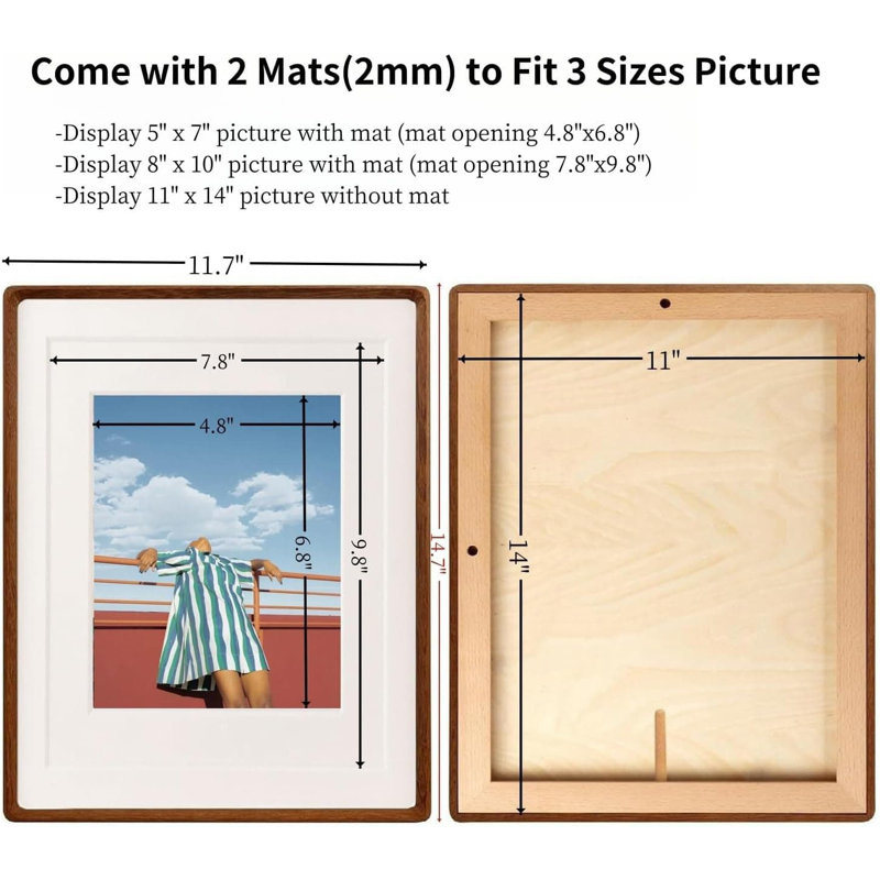 Walnut Picture Frame