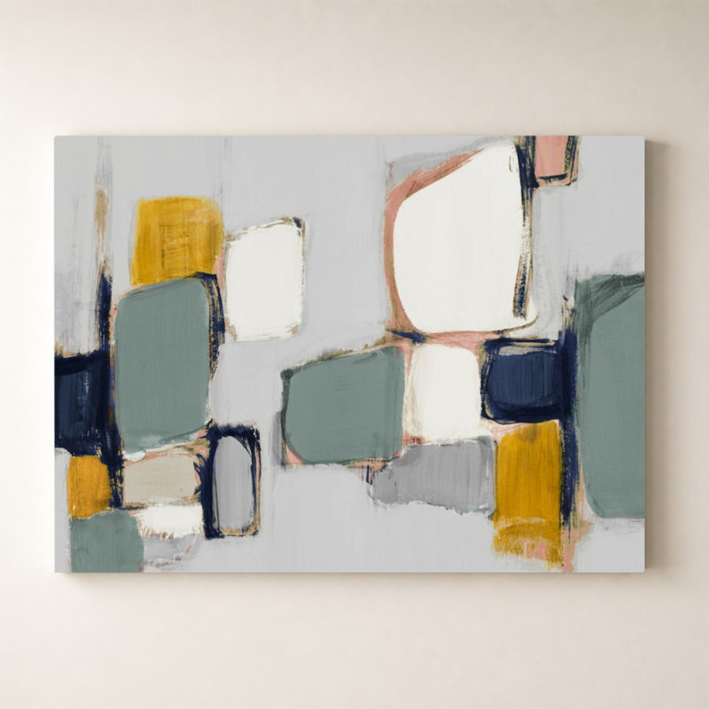 «Cityside Gray» par Lanie Loreth - impression sur toile, 24" x 18", Wrapped Canvas, Does Not Apply