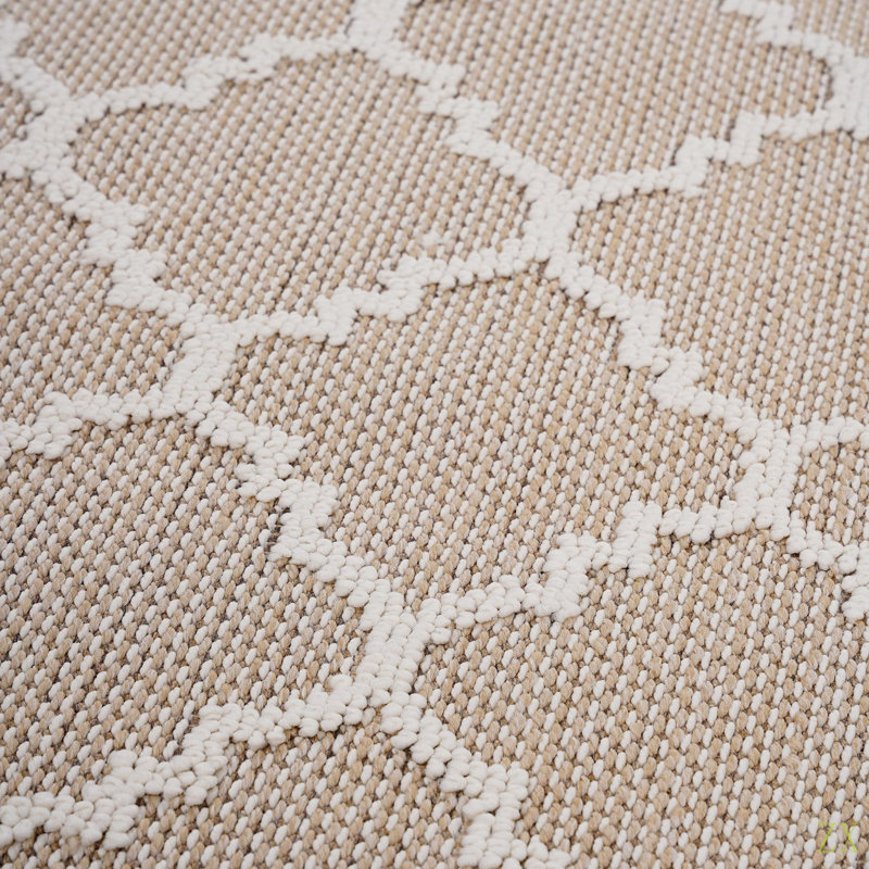 Collection 2X8 /Trellis Indoor/Outdoor Area Rug, Runner 2'2" x 8'